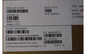 Lenovo 5M11S16337 C-Abdeckung mit Tastatur, Estnisch, schwarz, Hintergrundbeleuchtung, Mobiles Breitband