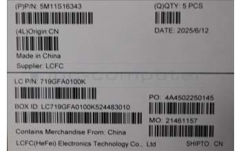 Lenovo 5M11S16343 C-Abdeckung mit Tastatur, Englisch (US, Euro), schwarz, Hintergrundbeleuchtung, Mobiles Breitband