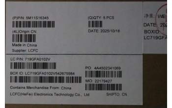 Lenovo 5M11S16345 C-Abdeckung mit Tastatur, Französisch, schwarz, Hintergrundbeleuchtung, Mobiles Breitband