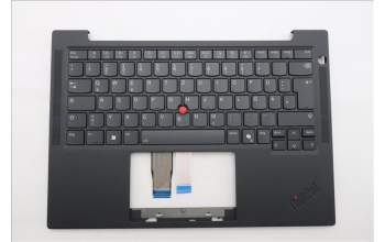 Lenovo 5M11S16353 C-Abdeckung mit Tastatur, Deutsch, schwarz, Hintergrundbeleuchtung, Mobiles Breitband