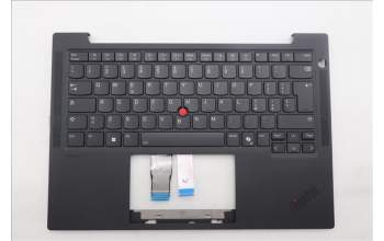 Lenovo 5M11S16375 C-Abdeckung mit Tastatur, Italienisch, schwarz, Hintergrundbeleuchtung, Mobiles Breitband