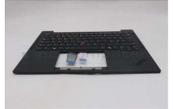 Lenovo 5M11S16375 C-Abdeckung mit Tastatur, Italienisch, schwarz, Hintergrundbeleuchtung, Mobiles Breitband
