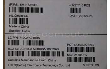 Lenovo 5M11S16399 C-Abdeckung mit Tastatur, Portugiesisch, schwarz, Hintergrundbeleuchtung, Mobiles Breitband