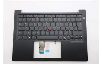 Lenovo 5M11S26758 C-Abdeckung mit Tastatur, Französisch, schwarz