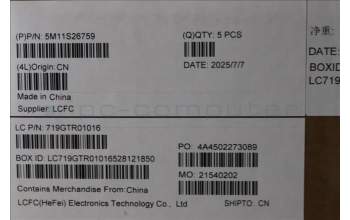 Lenovo 5M11S26759 C-Abdeckung mit Tastatur, Deutsch, schwarz