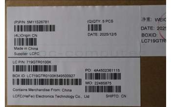 Lenovo 5M11S26781 MECH_ASM FRU KBD WC NORDIC (CHY)UK BK