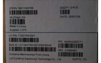 Lenovo 5M11S26788 C-Abdeckung mit Tastatur, Englisch (GB), schwarz