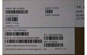 Lenovo 5M11S26828 C-Abdeckung mit Tastatur, Arabisch, schwarz, Hintergrundbeleuchtung, US