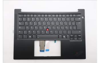 Lenovo 5M11S26834 C-Abdeckung mit Tastatur, Belgisch, schwarz, Hintergrundbeleuchtung, GB