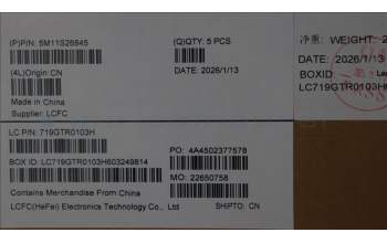 Lenovo 5M11S26845 C-Abdeckung mit Tastatur, Französisch, schwarz, Hintergrundbeleuchtung