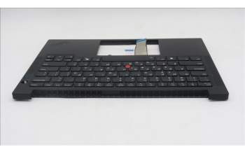Lenovo 5M11S26853 C-Abdeckung mit Tastatur, Griechisch, schwarz, Hintergrundbeleuchtung