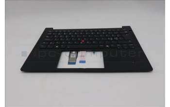 Lenovo 5M11S26895 C-Abdeckung mit Tastatur, Skandinavien, schwarz, Hintergrundbeleuchtung