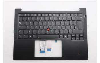 Lenovo 5M11S26904 C-Abdeckung mit Tastatur, Englisch (GB), schwarz, Hintergrundbeleuchtung
