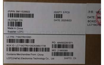 Lenovo 5M11S26922 C-Abdeckung mit Tastatur, Japanisch, schwarz, Hintergrundbeleuchtung