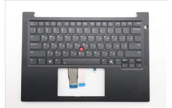 Lenovo 5M11S26954 C-Abdeckung mit Tastatur, Ukraine, schwarz, Hintergrundbeleuchtung