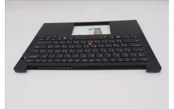 Lenovo 5M11S26954 C-Abdeckung mit Tastatur, Ukraine, schwarz, Hintergrundbeleuchtung