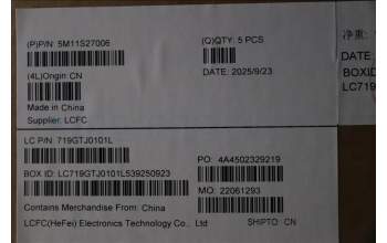 Lenovo 5M11S27006 C-Abdeckung mit Tastatur, Schwedisch/Finnisch, schwarz