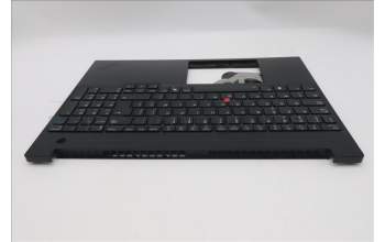 Lenovo 5M11S27051 C-Abdeckung mit Tastatur, Belgisch, schwarz, Hintergrundbeleuchtung, GB