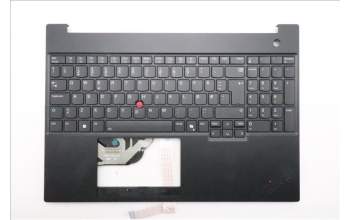 Lenovo 5M11S27077 C-Abdeckung mit Tastatur, Norwegisch, schwarz, Hintergrundbeleuchtung