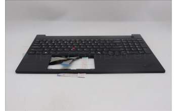 Lenovo 5M11S27107 C-Abdeckung mit Tastatur, Englisch (US, Euro), schwarz, Hintergrundbeleuchtung