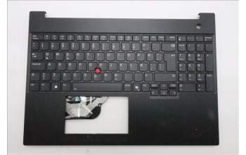 Lenovo 5M11S27110 C-Abdeckung mit Tastatur, Isländisch, schwarz, Hintergrundbeleuchtung