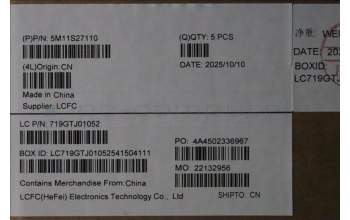 Lenovo 5M11S27110 C-Abdeckung mit Tastatur, Isländisch, schwarz, Hintergrundbeleuchtung