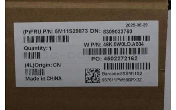 Lenovo 5M11S29873 Lenovo LCD Module, 13.3\", WUXGA, Touch, Anti-Glare, IPS, 400nit, 100%SRGB, 5M IR Hole