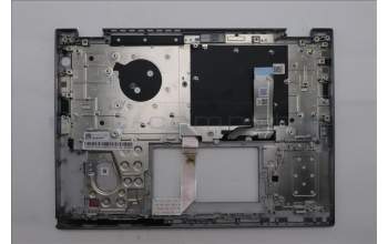 Lenovo 5M11S29881 C-Abdeckung mit Tastatur, Englisch (US, Euro), Luna-Grau, Ohne_Hintergrundbeleuchtung, Wärmekontaktnieten