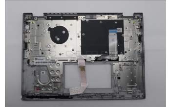 Lenovo 5M11S30304 C-Abdeckung mit Tastatur, Spanisch, Luna-Grau, Ohne_Hintergrundbeleuchtung, Ohne nach vorn zeigender Kamera, Wärmekontaktnieten