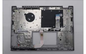 Lenovo 5M11S30307 C-Abdeckung mit Tastatur, Schwedisch/Finnisch, Luna-Grau, Ohne_Hintergrundbeleuchtung, Ohne nach vorn zeigender Kamera, Wärmekontaktnieten
