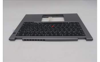 Lenovo 5M11S30307 C-Abdeckung mit Tastatur, Schwedisch/Finnisch, Luna-Grau, Ohne_Hintergrundbeleuchtung, Ohne nach vorn zeigender Kamera, Wärmekontaktnieten