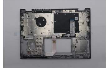 Lenovo 5M11S30310 C-Abdeckung mit Tastatur, Schweiz, Luna-Grau, Ohne_Hintergrundbeleuchtung, Ohne nach vorn zeigender Kamera, Wärmekontaktnieten