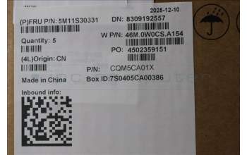 Lenovo 5M11S30331 MECH_ASM FRU MEASMUK-C BL-GR-CHY-BUL