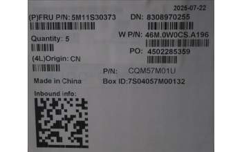 Lenovo 5M11S30373 C-Abdeckung mit Tastatur, Portugiesisch, Luna-Grau, Hintergrundbeleuchtung, Ohne nach vorn zeigender Kamera, Wärmekontaktnieten