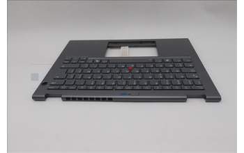 Lenovo 5M11S30476 C-Abdeckung mit Tastatur, Belgisch, Luna-Grau, Hintergrundbeleuchtung, Nach vorn zeigende Kamera, Wärmekontaktnieten, GB
