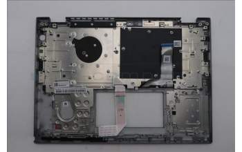 Lenovo 5M11S30504 C-Abdeckung mit Tastatur, Deutsch, Luna-Grau, Hintergrundbeleuchtung, Nach vorn zeigende Kamera, Wärmekontaktnieten