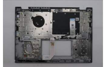 Lenovo 5M11S30535 C-Abdeckung mit Tastatur, Schweiz, Luna-Grau, Hintergrundbeleuchtung, Nach vorn zeigende Kamera, Wärmekontaktnieten