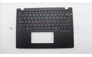 Lenovo 5M11S30573 C-Abdeckung mit Tastatur, Griechisch, schwarz, Ohne_Hintergrundbeleuchtung, Wärmekontaktnieten