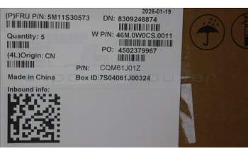 Lenovo 5M11S30573 C-Abdeckung mit Tastatur, Griechisch, schwarz, Ohne_Hintergrundbeleuchtung, Wärmekontaktnieten