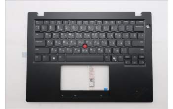 Lenovo 5M11S30593 C-Abdeckung mit Tastatur, Ukraine, schwarz, Ohne_Hintergrundbeleuchtung, Wärmekontaktnieten