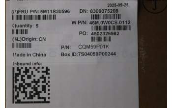 Lenovo 5M11S30596 C-Abdeckung mit Tastatur, Arabisch, schwarz, Hintergrundbeleuchtung, Wärmekontaktnieten, US