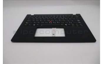 Lenovo 5M11S30596 C-Abdeckung mit Tastatur, Arabisch, schwarz, Hintergrundbeleuchtung, Wärmekontaktnieten, US