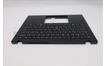 Lenovo 5M11S30605 C-Abdeckung mit Tastatur, Griechisch, schwarz, Hintergrundbeleuchtung, Wärmekontaktnieten