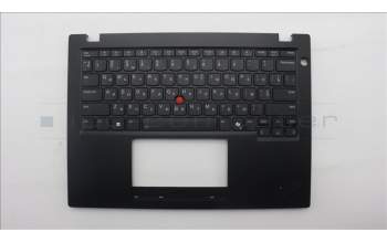 Lenovo 5M11S30626 C-Abdeckung mit Tastatur, Ukraine, schwarz, Hintergrundbeleuchtung, Wärmekontaktnieten