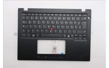 Lenovo 5M11S30659 C-Abdeckung mit Tastatur, Deutsch, schwarz, Ohne_Hintergrundbeleuchtung, Wärmekontaktnieten