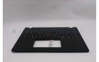 Lenovo 5M11S30659 C-Abdeckung mit Tastatur, Deutsch, schwarz, Ohne_Hintergrundbeleuchtung, Wärmekontaktnieten