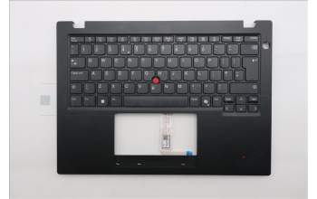 Lenovo 5M11S33673 C-Abdeckung mit Tastatur, Englisch (GB), schwarz, Ohne_Hintergrundbeleuchtung, Wärmekontaktnieten