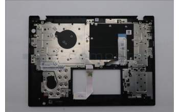 Lenovo 5M11S33694 C-Abdeckung mit Tastatur, Dänisch, schwarz, Hintergrundbeleuchtung, Wärmekontaktnieten, GB