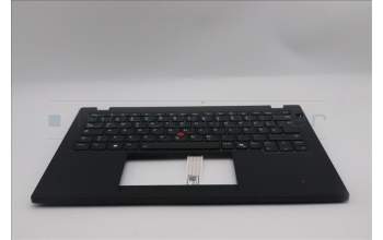 Lenovo 5M11S33706 C-Abdeckung mit Tastatur, Deutsch, schwarz, Hintergrundbeleuchtung, Wärmekontaktnieten