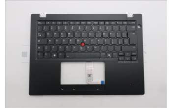 Lenovo 5M11S33715 C-Abdeckung mit Tastatur, Italienisch, schwarz, Hintergrundbeleuchtung, Wärmekontaktnieten